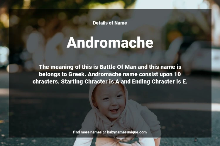 Babyname Andromache Image for Neutral