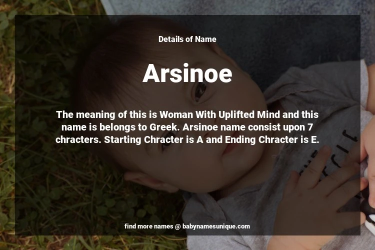 Babyname Arsinoe Image for Neutral