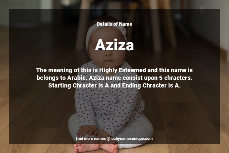 Babyname Aziza Image for Neutral