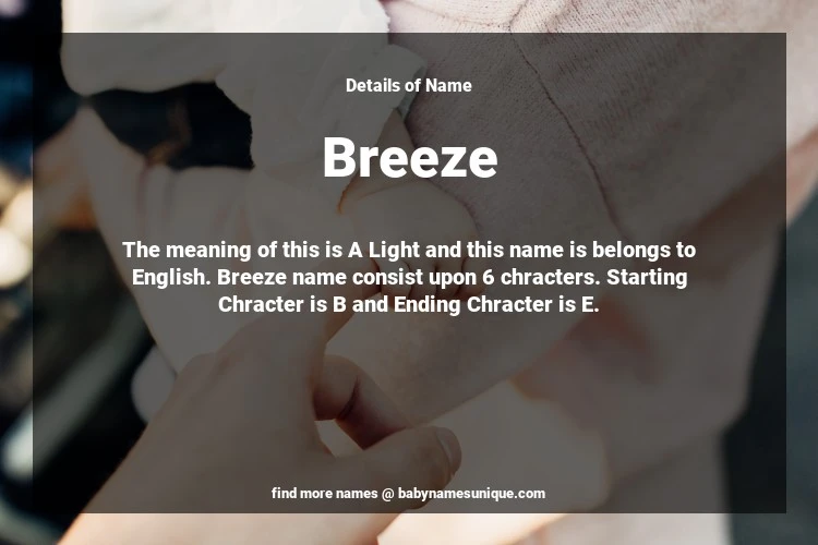 Babyname Breeze Image for Neutral
