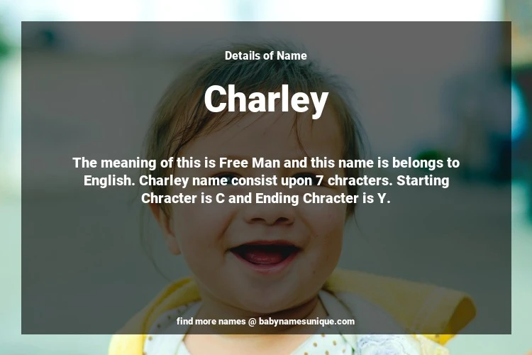 Babyname Charley Image for Neutral