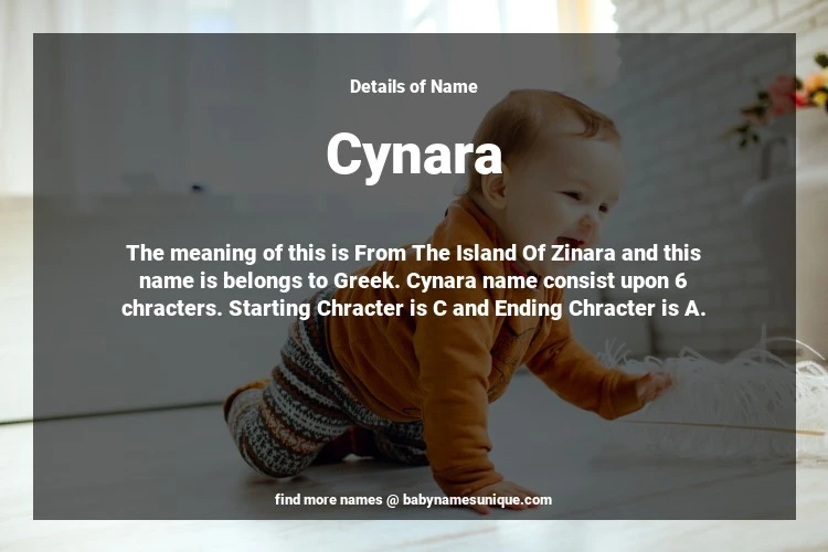 Babyname Cynara Image for Neutral