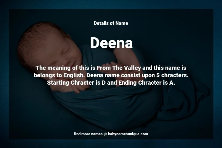 Babyname Deena Image for Neutral