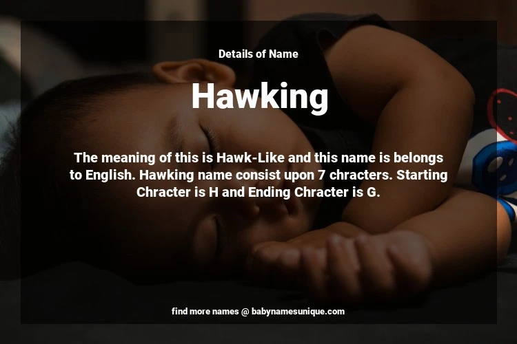 Babyname Hawking Image for Neutral