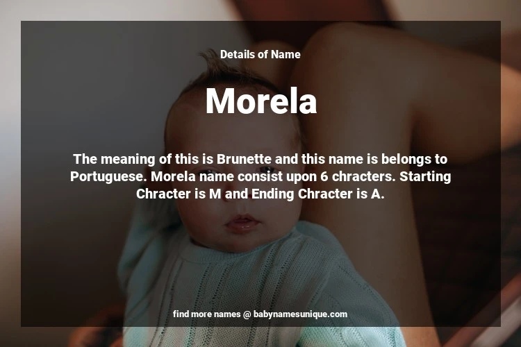Babyname Morela Image for Neutral