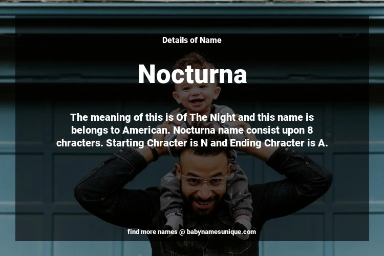 Babyname Nocturna Image for Neutral
